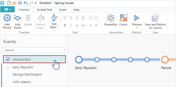 Adding introduction to Timelines