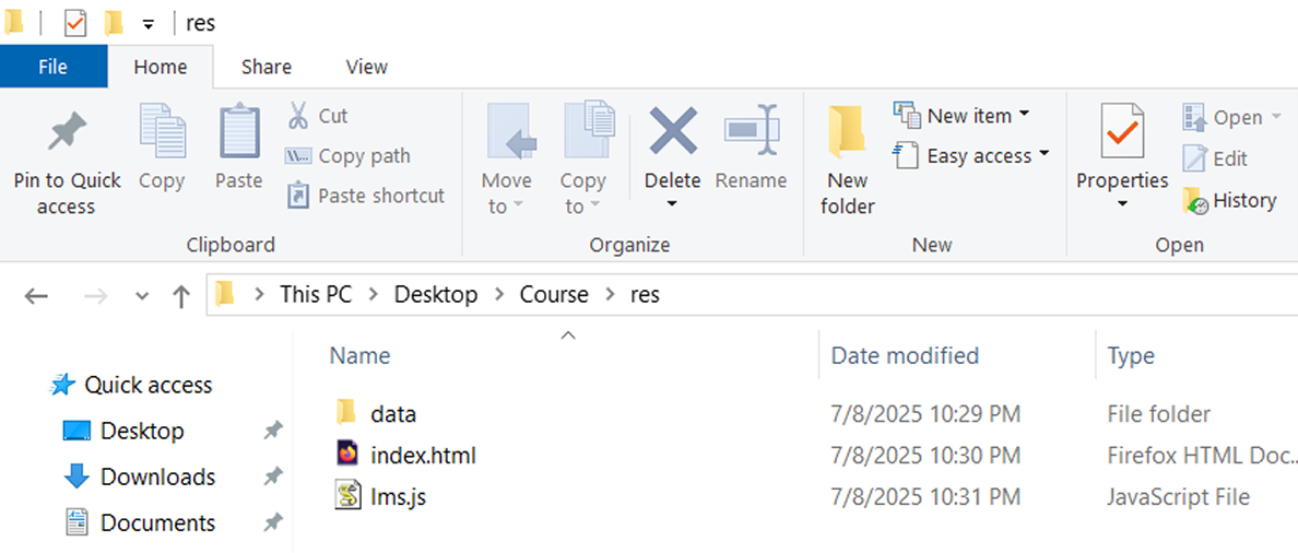 How to Play a SCORM Course How to Play a SCORM Course