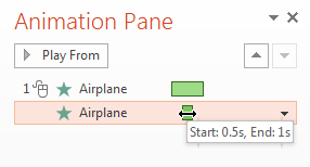 Picture 8: Change animation timings in PowerPoint