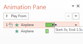 Picture 9: Change animation duration in PowerPoint