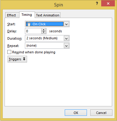 Set animation timing in PowerPoint Picture 6: Set animation timing in PowerPoint