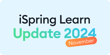 iSpring Learn Updates - November 24