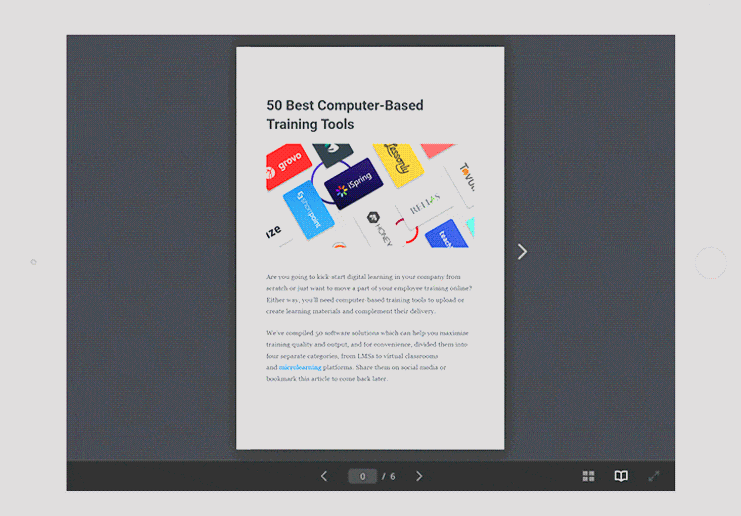 Word to SCORM file example