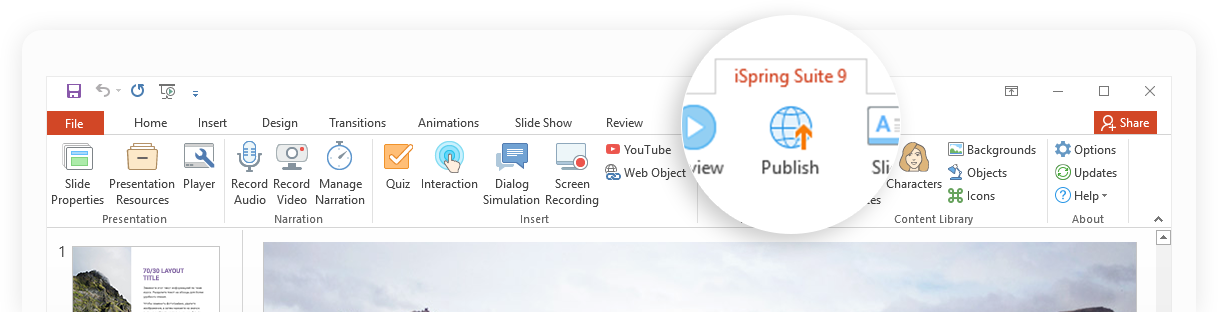 Как ispring перевести в powerpoint