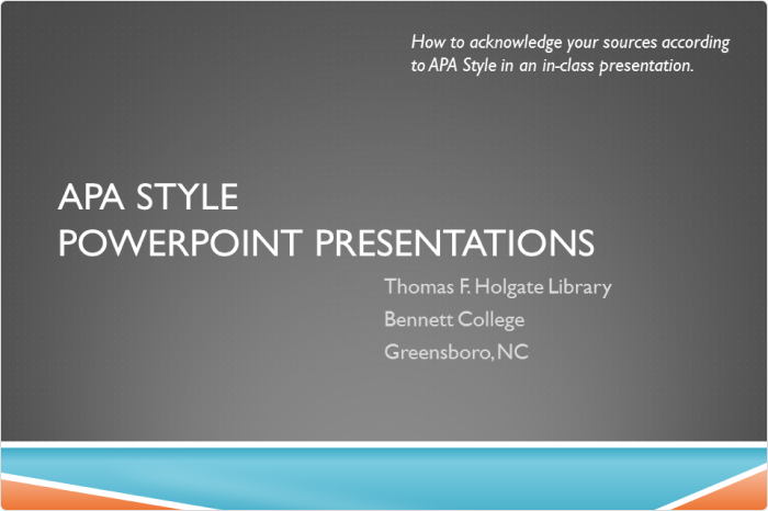 How To Cite Powerpoint Presentations In Apa