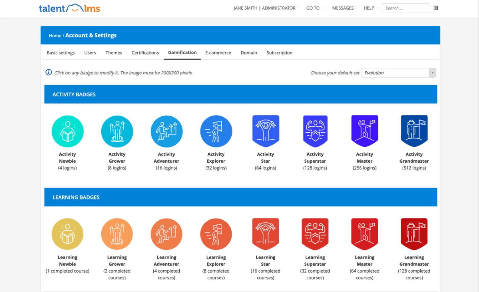 TalentLMS gamification LMS