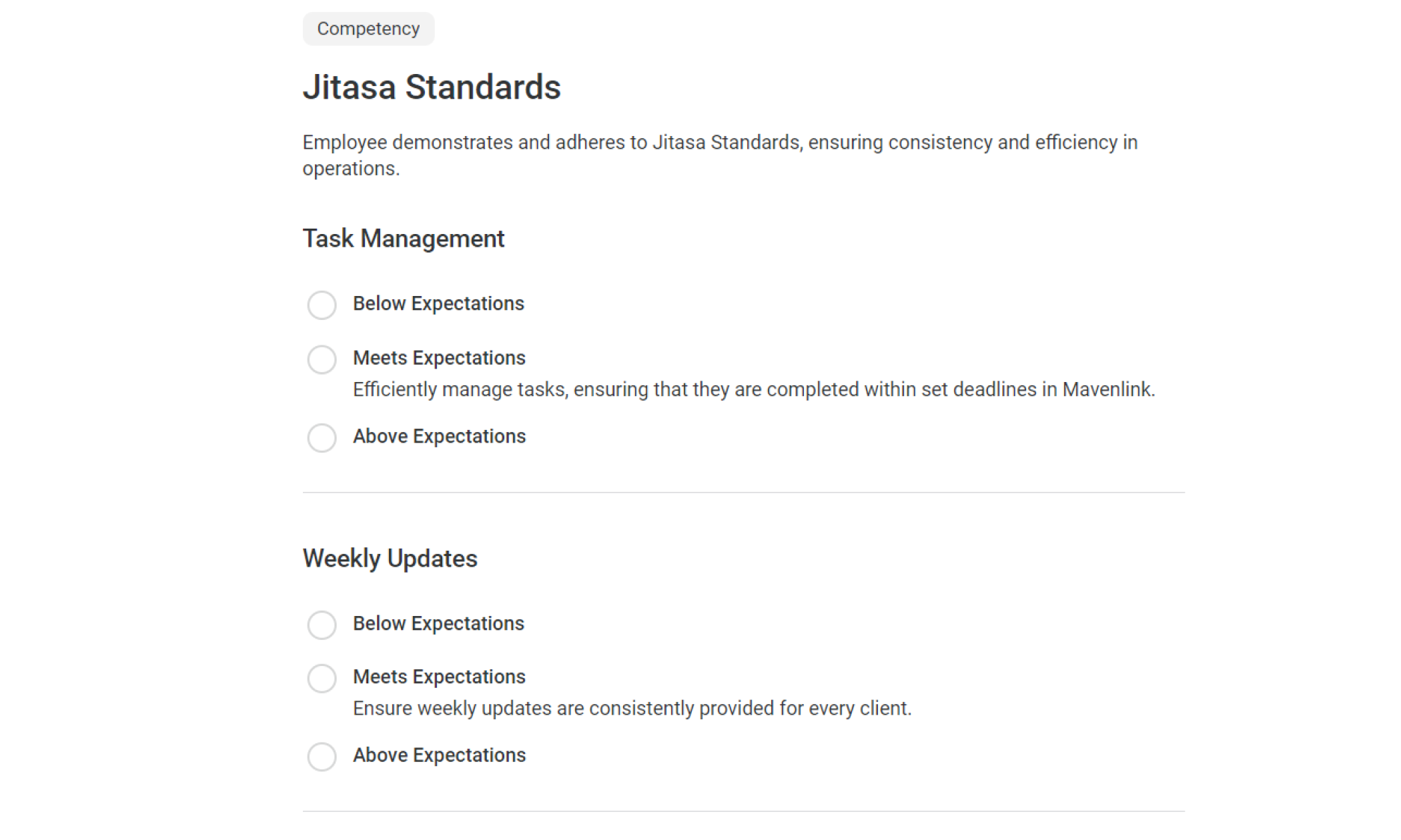 Jitasa performance review