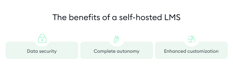 Benefits of a self-hosted LMS