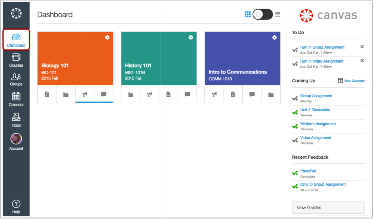 Canvas cloud-based LMS