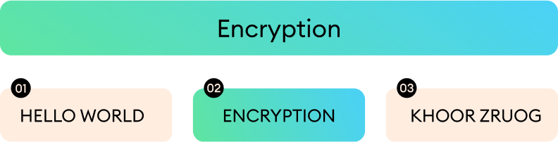 Data encryption in an LMS