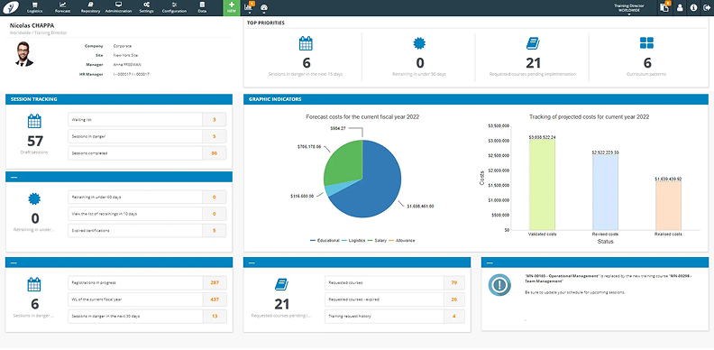 The Training Orchestra training resource management system