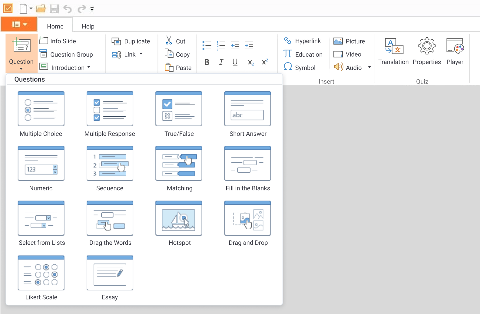 14 types of assessments in iSpring Suite 14 types of assessments in iSpring Suite