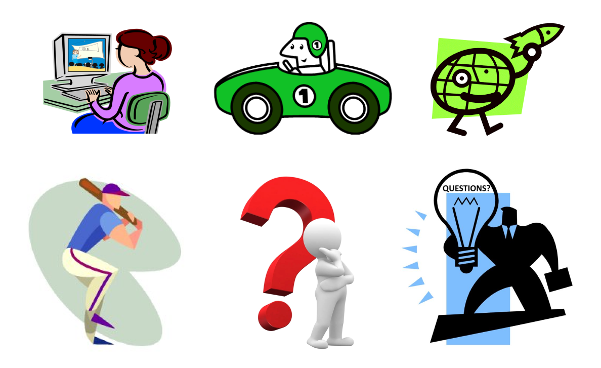 The collection of outdated clip art images The collection of outdated clip art images