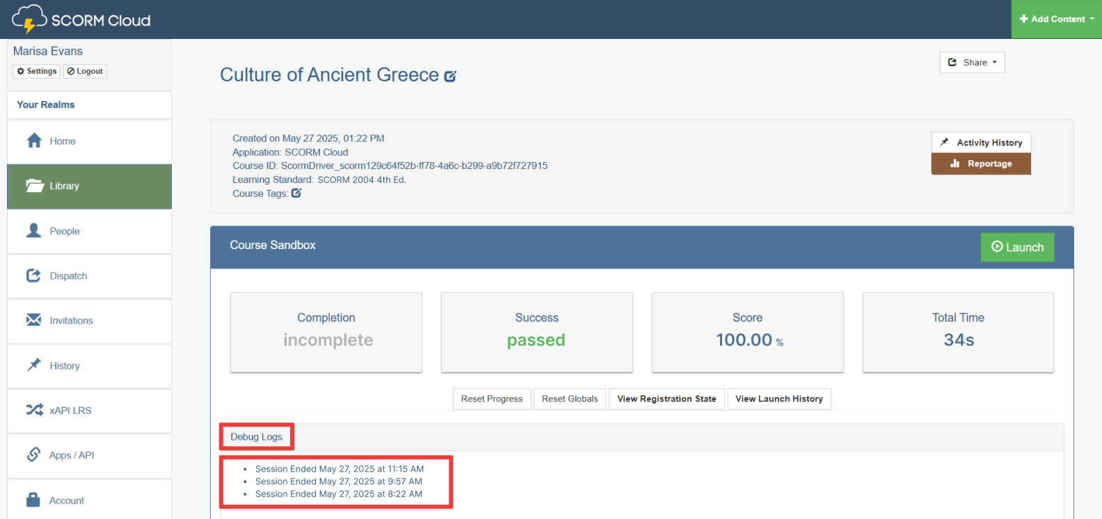 Debug Logs Check the Debug Logs to see what went wrong