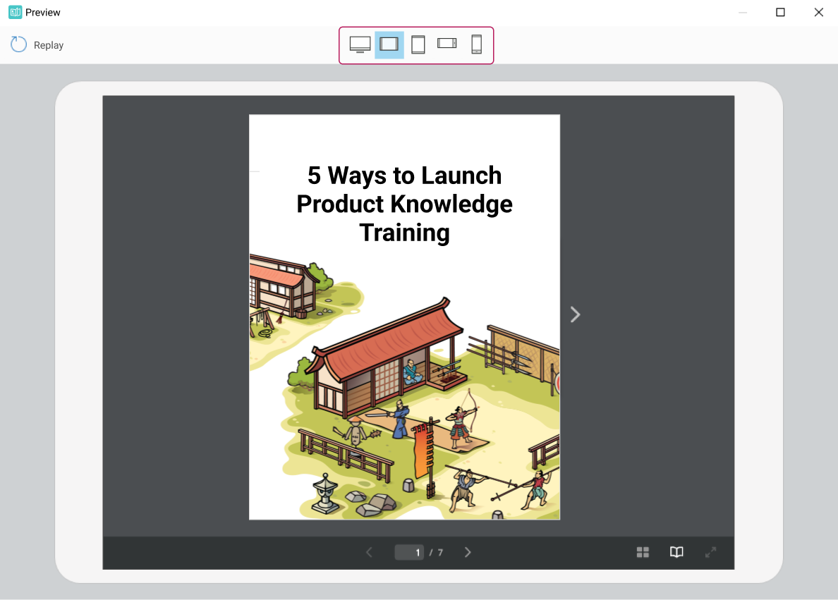 PDF converted to SCORM package