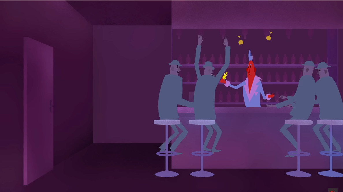 Animated training video example