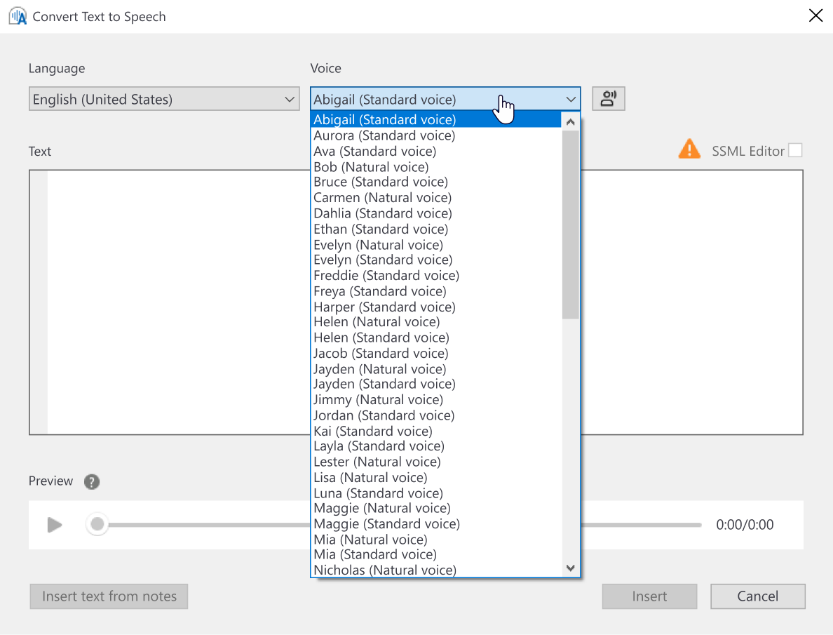 The text-to-speech feature in PowerPoint with iSpring Suite