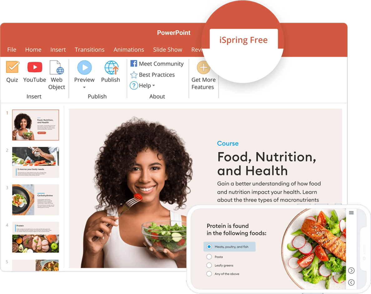 Creating a course with iSpring Free Creating a course with iSpring Free