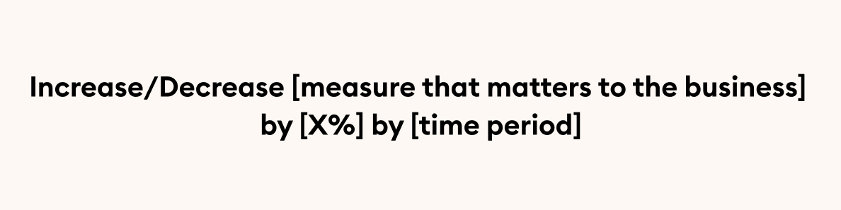Specific and clear measurable learning objectives