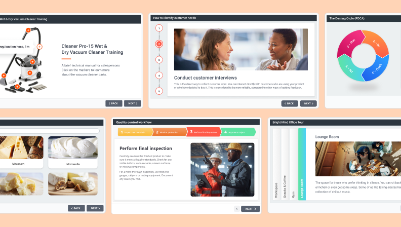 Course creation feature in iSpring LMS