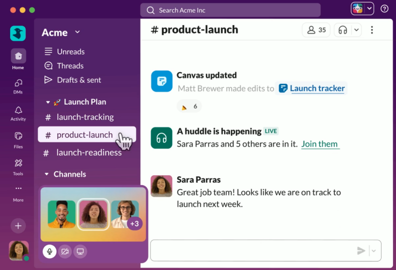 Discussion board example