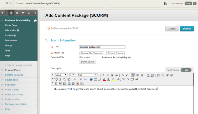 scorm package example